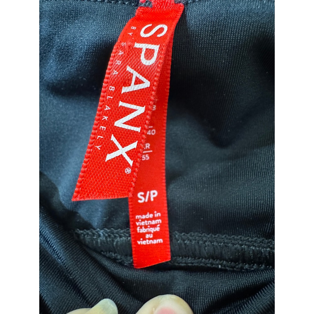 SPANX‎ Ready To Wow Faux Leather Leggings Black High Waist 2437 S Small - Picture 4 of 7